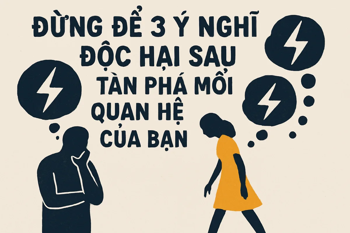 Đừng để 3 ý nghĩ độc hại sau tàn phá mối quan hệ của bạn